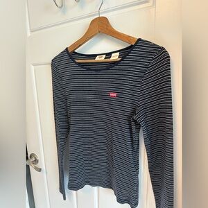 Levi’s Striped Long Sleeve Baby T-shirt Size S